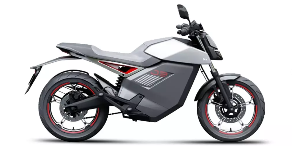 A sleek, modern electric motorcycle featuring LED projector headlights, diamond-cut alloy wheels, and a 10-inch TFT touchscreen display. The bike showcases a futuristic design with a dynamic, high-performance appearance, ideal for both city commuting and long-distance rides.